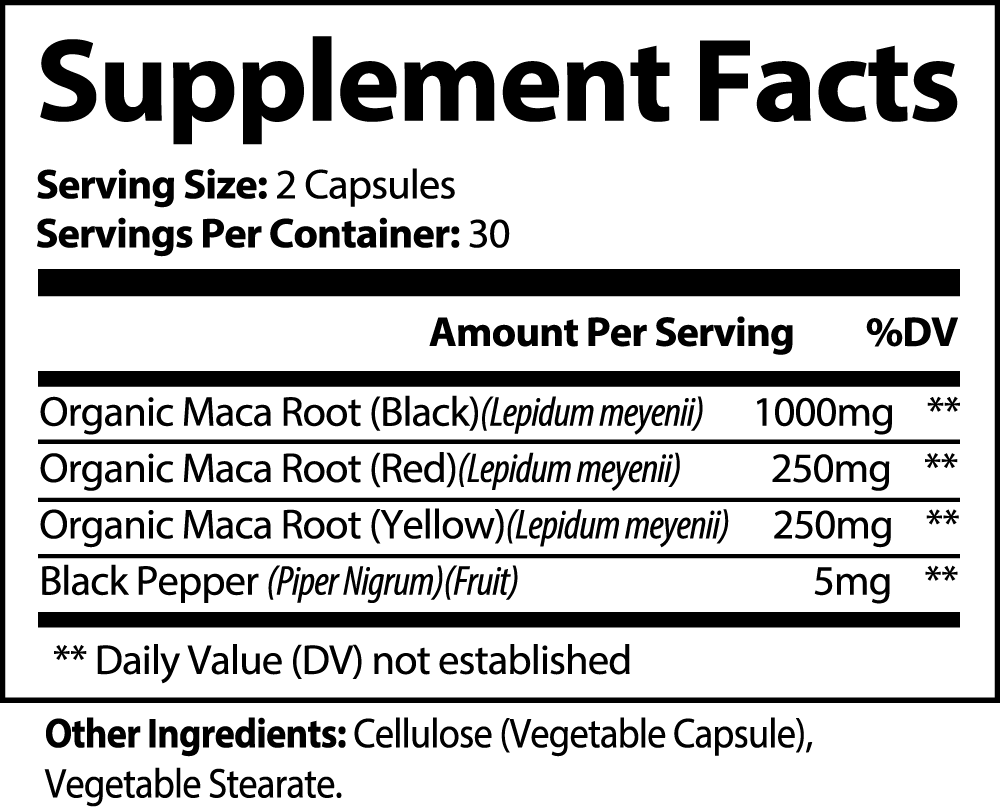 Maca Max 3X